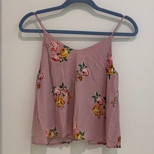 Pink floral Tanktop
